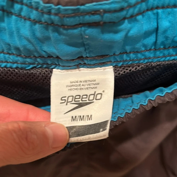 Speedo Men's dark purple swim shorts - Picture 5 of 9